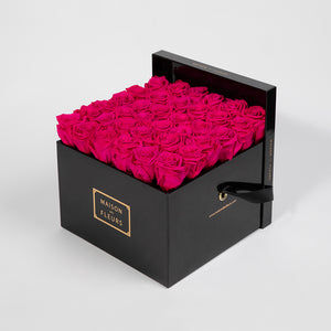 Preserved Roses in 30cm Square Box