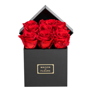 Preserved Roses in 15cm Square Box