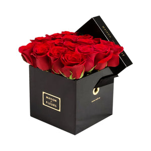 Preserved Roses in 15cm Square Box